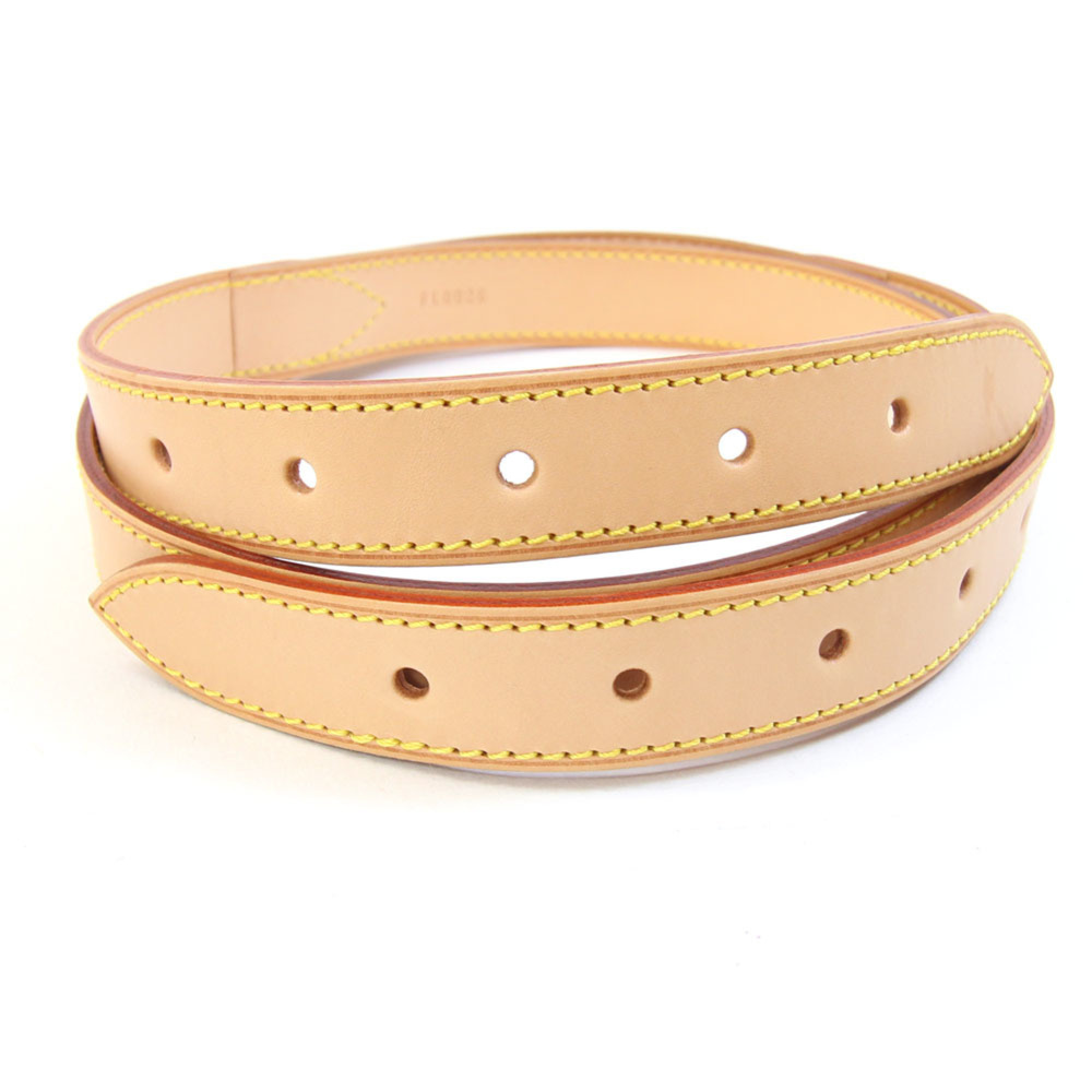 Louis Vuitton Shoulder Strap for Baggy Bag, Long J54316, Natural Leather, Rep...